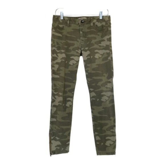 Banana Republic Heritage Camo Skinny Ankle Zip Jean Size 27 - Picture 3 of 9
